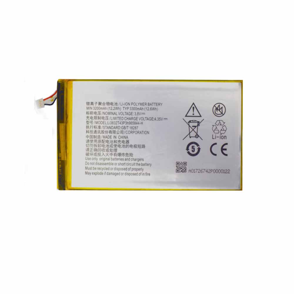 Batería para ZTE Li3832T43P3h965844-H